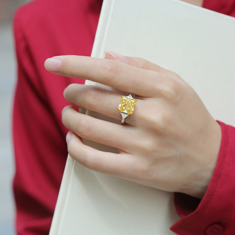 925 Sterling Silver Light Luxury High-grade Non-fading Ring For Women