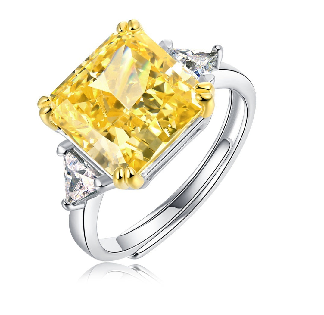 925 Sterling Silver Light Luxury High-grade Non-fading Ring For Women